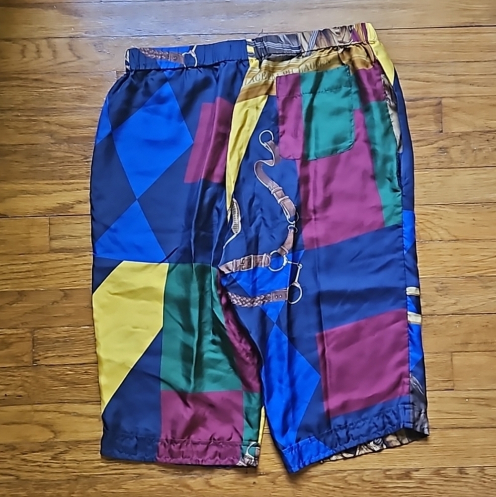 Palace x Polo Ralph Lauren Silk Pajama Shorts - Picture 3 of 4